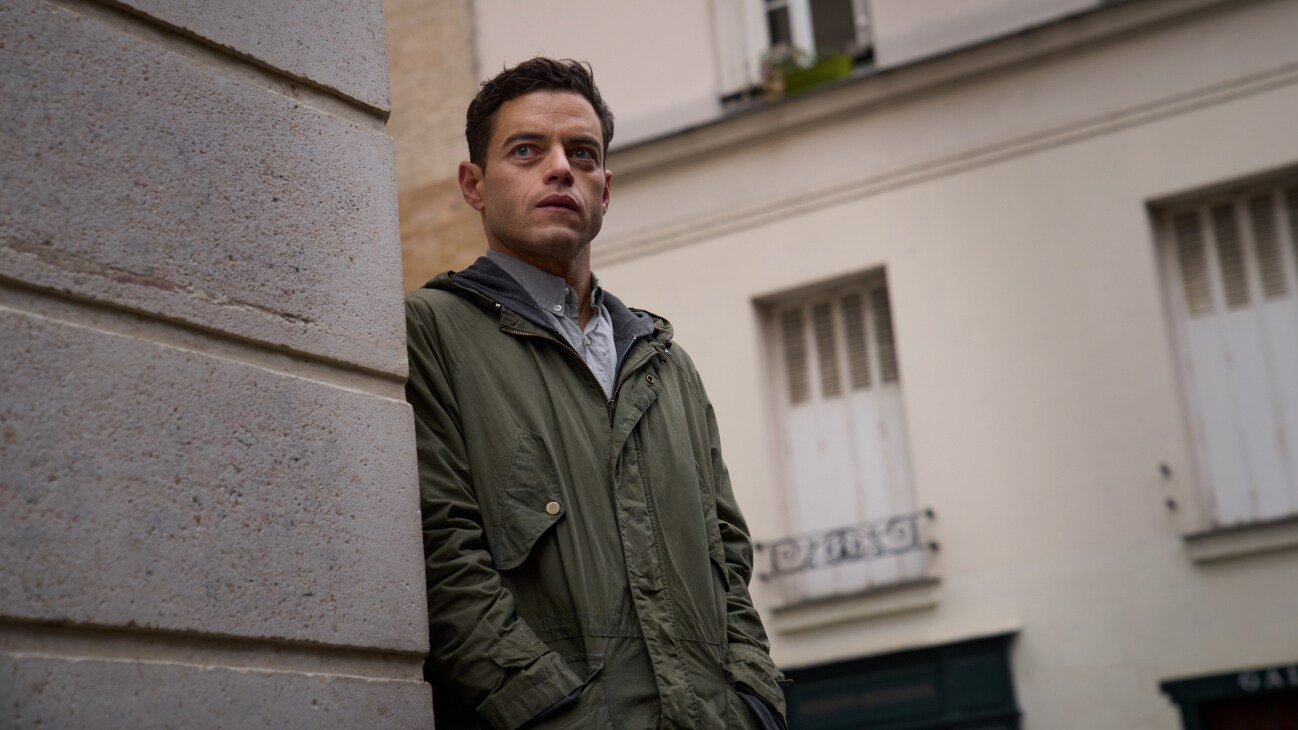 Rami Malek ako Heller vo filme THE AMATEUR spoločnosti 20th Century Studios. Foto: John Wilson. © 2024 20th Century Studios. Všetky práva vyhradené.