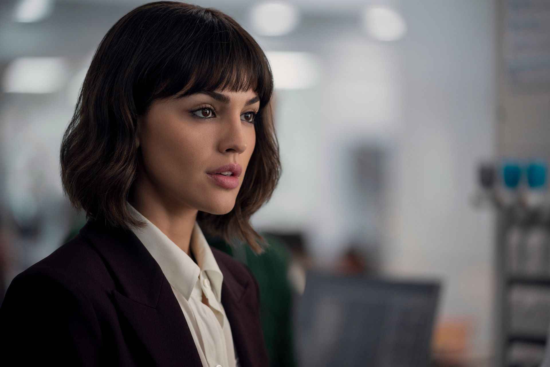 3 Body Problem. Eiza González ako Auggie Salazar v 1/02. epizóde seriálu 3 Body Problem. Ed Miller / S povolením spoločnosti Netflix © 2024