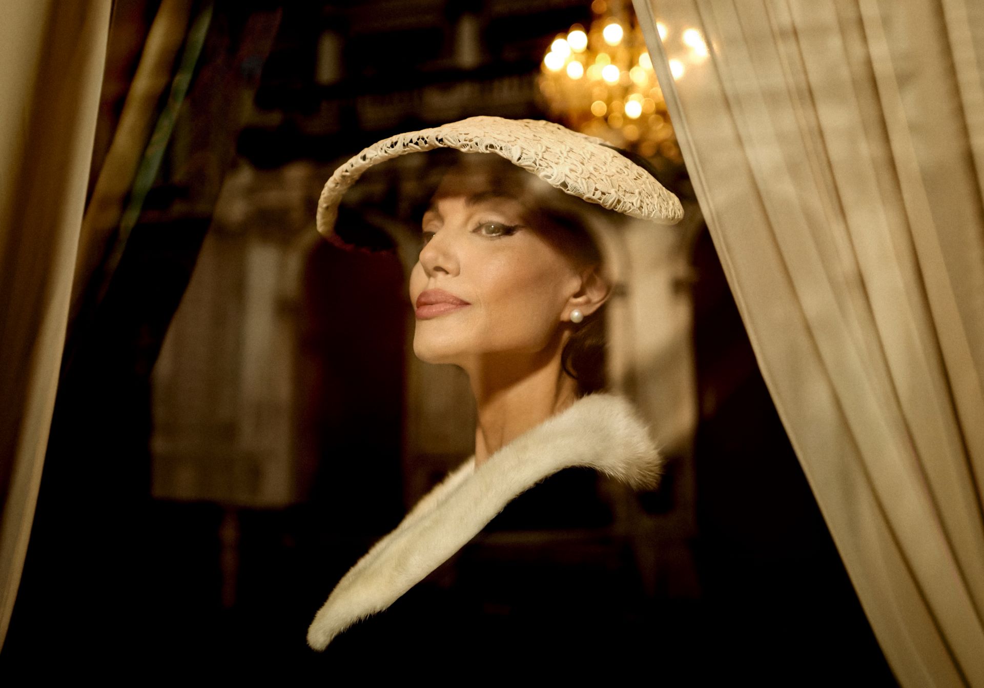 Angelina Jolie vo filme Maria / Foto credit: Pablo Larraín