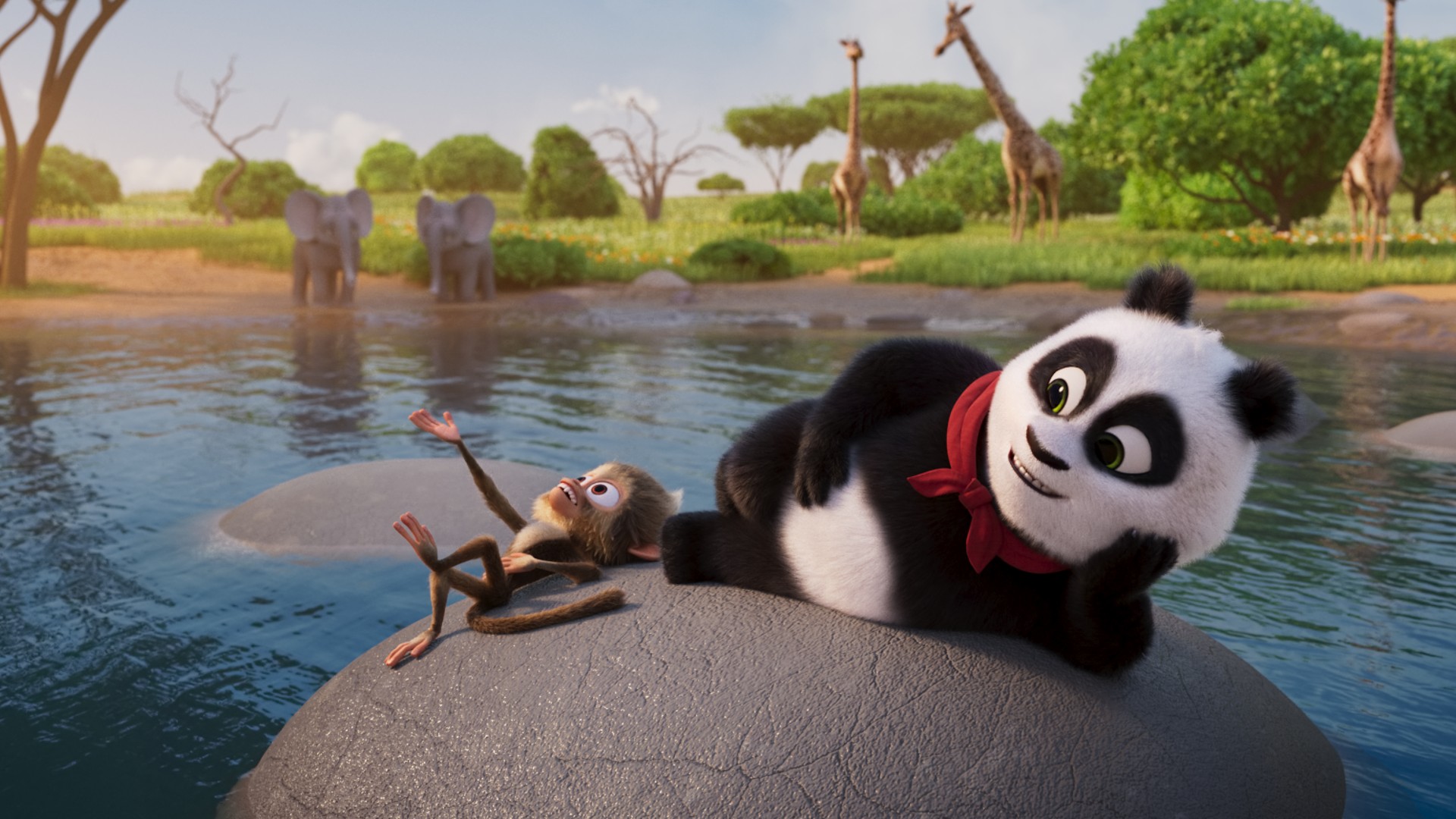 Medvedík panda v Afrike prináša do kín animovanú záchrannú akciu 