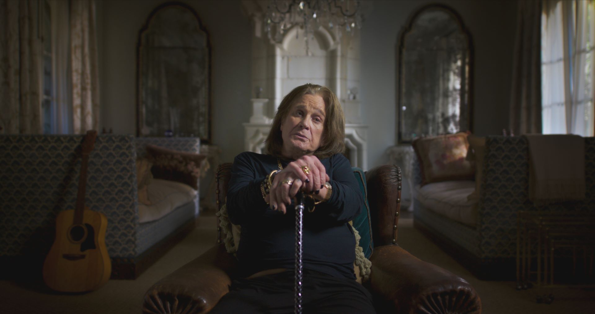 Ozzy Osbourne vo filme Ozzy Osbourne: No Escape from Now, vysielanom na Paramount+, 2025. Foto: Film Still/Paramount+.; Zdroj: SkyShowtime