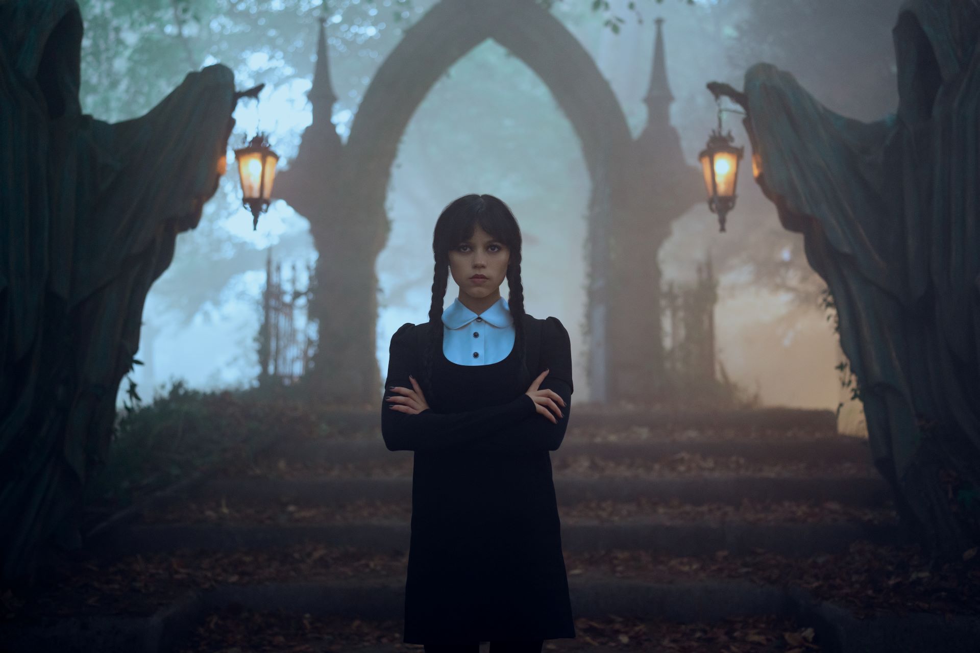Jenna Ortega ako Wednesday v 2/06. epizóde seriálu Wednesday. Foto: Bernard Walsh / S povolením Netflix © 2025