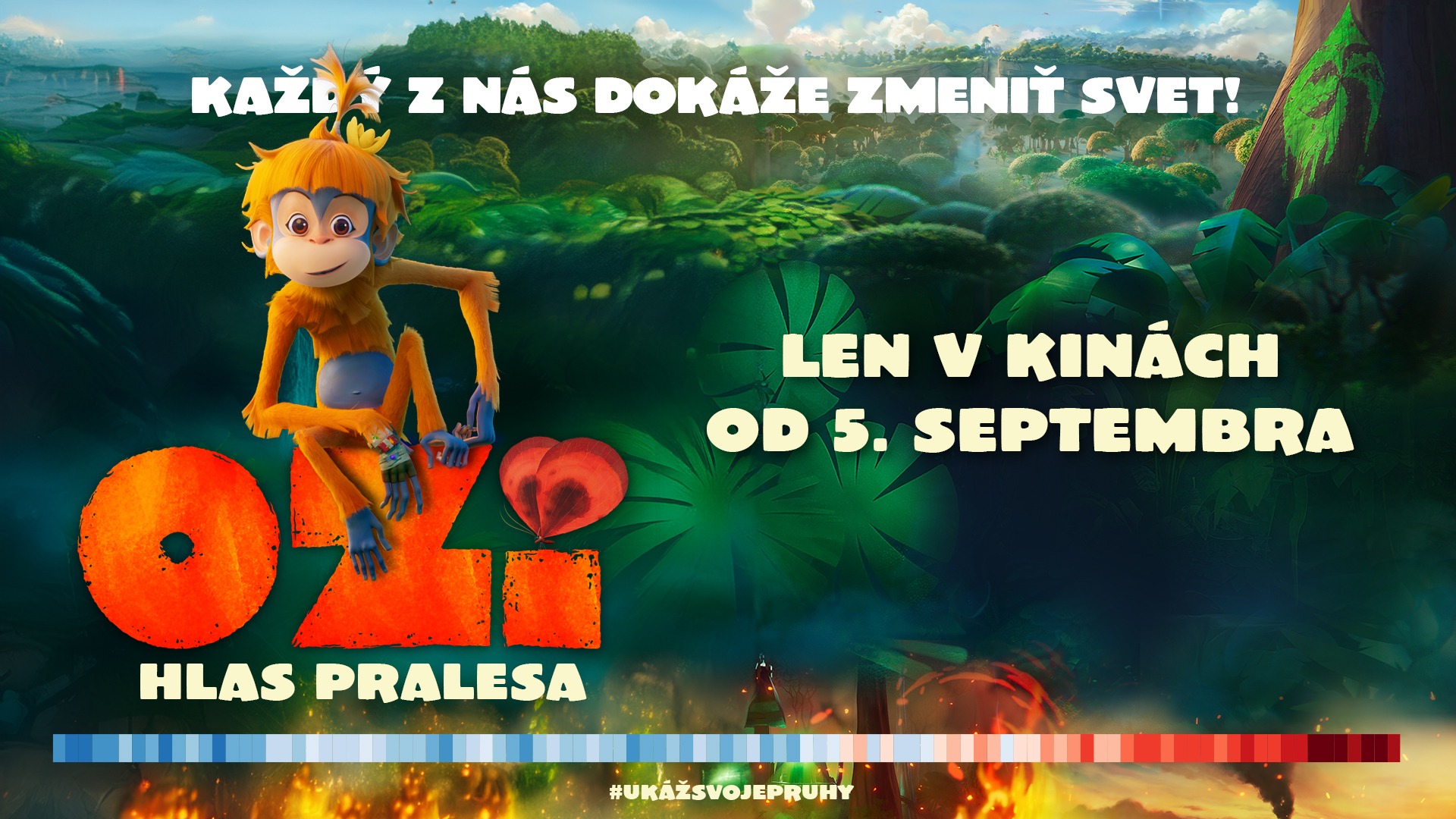 Malá orangutanka zachraňuje svoj domov v novom animáku 